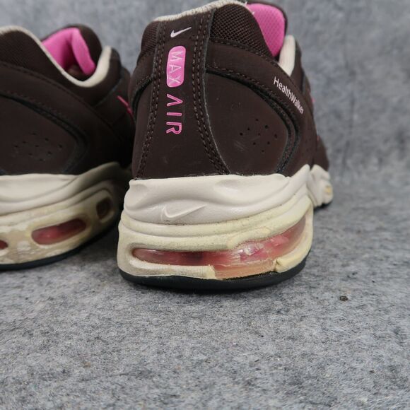 Nike Shoes Womens 9 Sneaker Athletic Trainer Health Walker Air Max Leather Brown - Picture 7 of 16